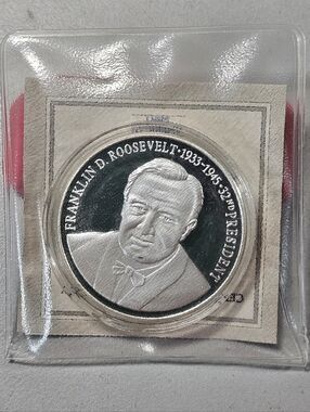 President Franklin D Roosevelt  American Mint Commemorative Coin Medal